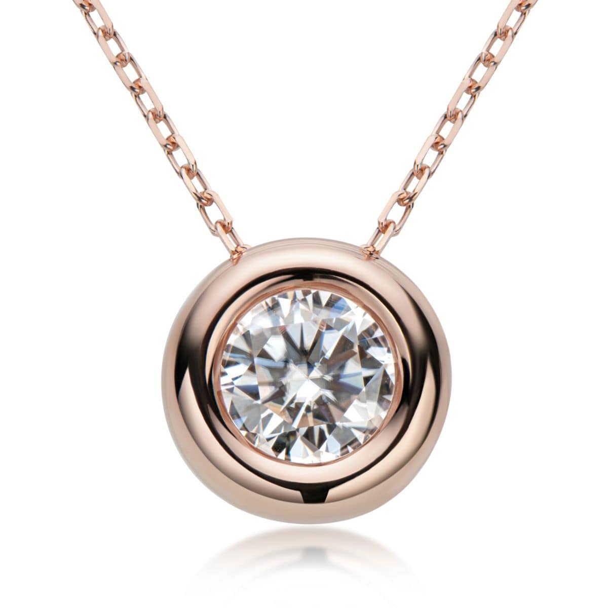 1 Carat Moissanite 925 Sterling Silver Necklace The Nichole Collection