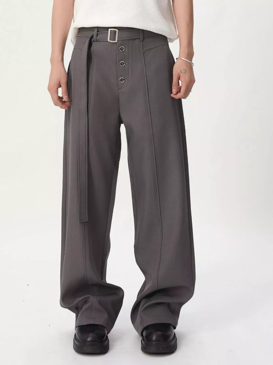 Men's High-Waisted Wide-Leg Pants Jonathan M Collection