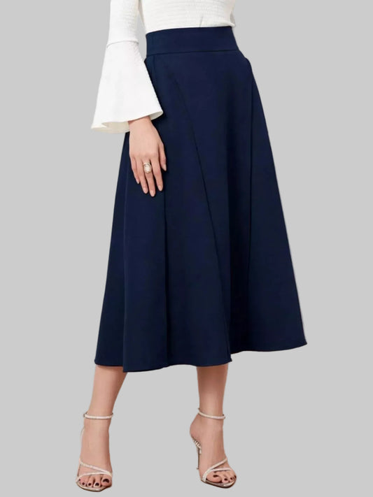 A-Line Midi Skirt | The Nichole Collection
