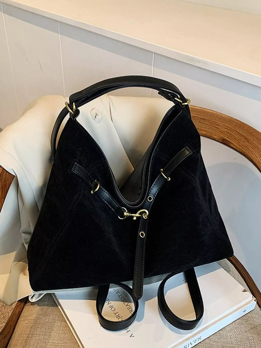 Adjustable Strap Crossbody Bag Black / ONESIZE The Nichole Collection - Official Site