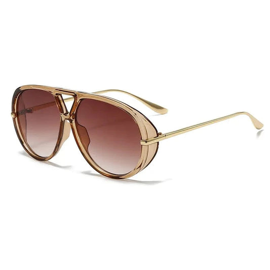 Aviator Fashion Sunglasses with Yellow Tinted Lenses styleB / One Size The Nichole Collection - Official Site