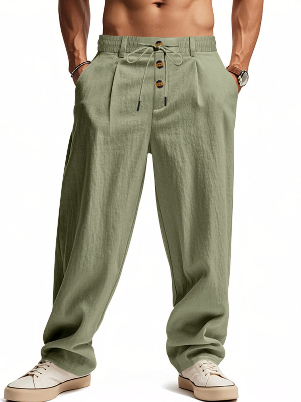 Drawstring Loose Fit Pants | The Nichole Collection