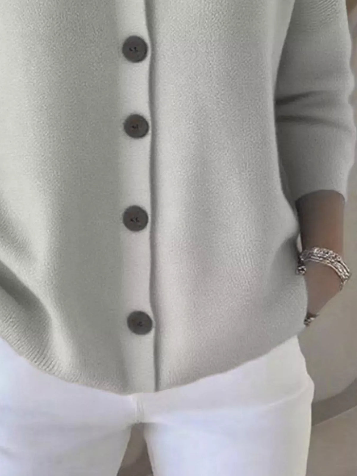 Hooded Button-Front Soft Knit Cardigan The Nichole Collection - Official Site