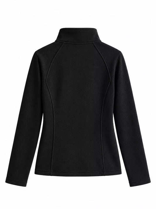 Sculpted Fit Fleece-Lined Zip-Up Jacket The Nichole Collection - Official Site