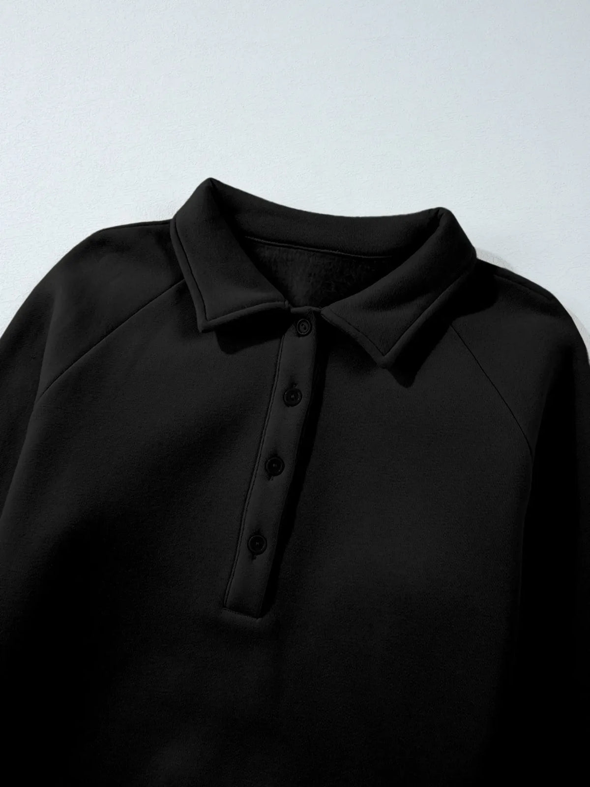 Collared Sweatshirt and High-Waisted Pants Set The Nichole Collection - Official Site
