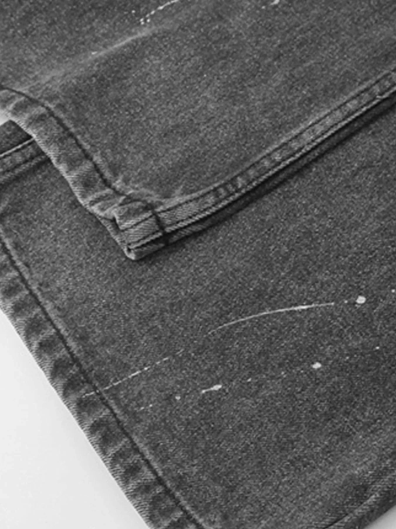 Men's Cat's Whisker Washed Straight Jeans Men's Jeans The Nichole Collection - Official Site