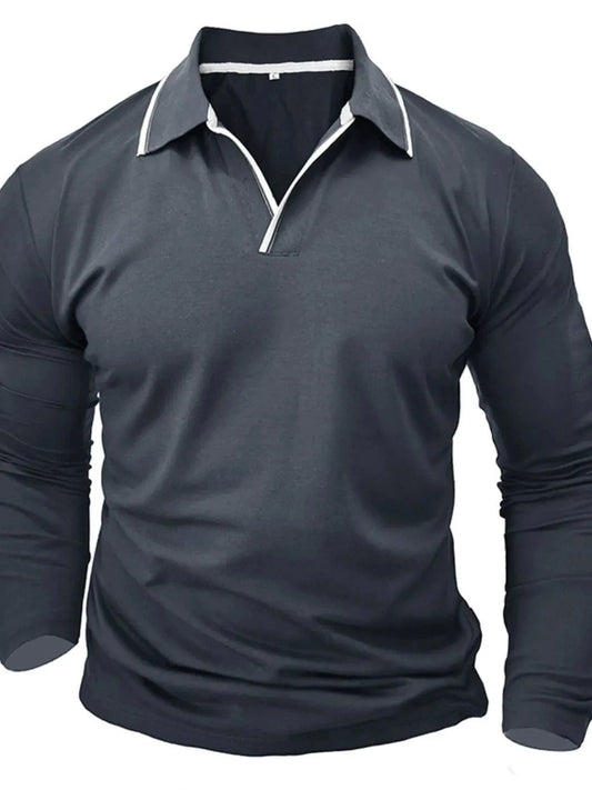 Men's Classic Long Sleeve Polo Shirt Men's Shirts The Nichole Collection - Official Site