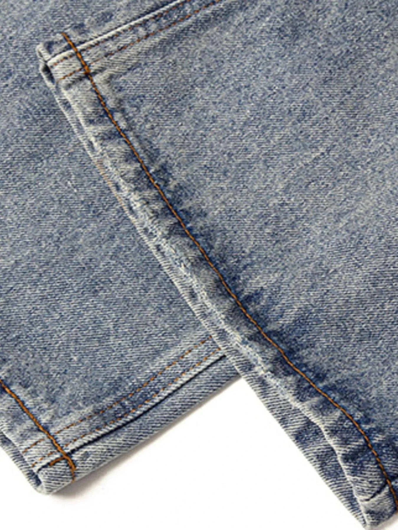 Men's Distressed Wide Leg Jeans Jonathan M Collection