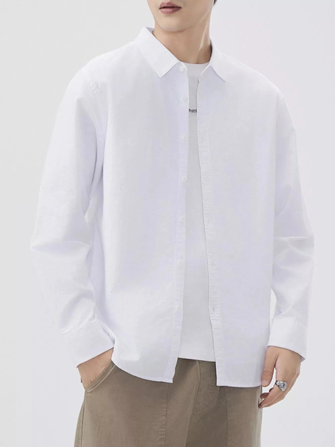 Men's Long Sleeve Button-Up Shirt Men's Shirts The Nichole Collection