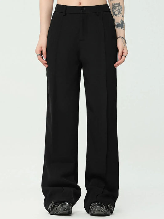 Men’s Wide-Leg Belted Pants with Pockets – Effortless Modern Tailoring Dress Pants The Nichole Collection - Official Site