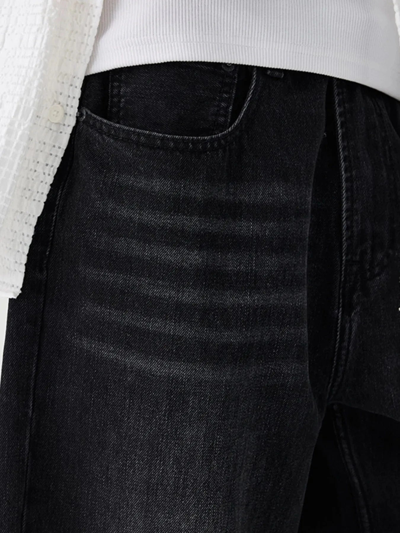 Men's Wide Leg Wash Jeans Men's Jeans The Nichole Collection - Official Site