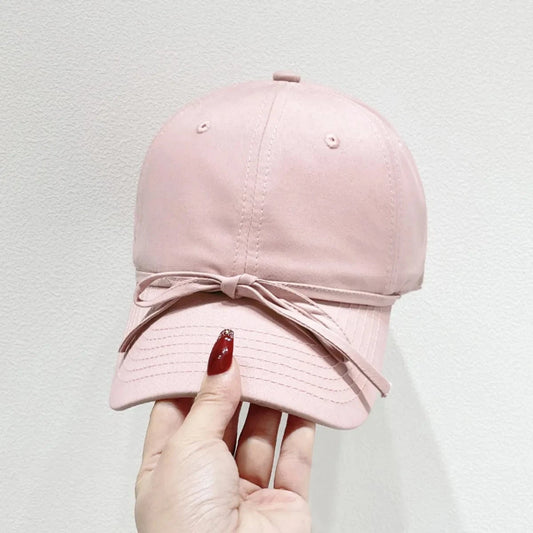 Minimalist Bow Accent Baseball Cap Hats The Nichole Collection - Official Site