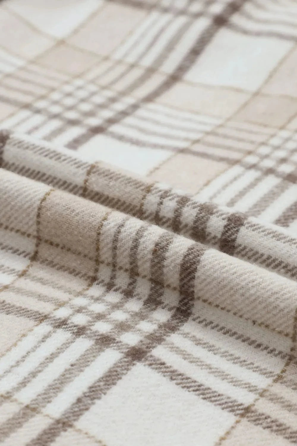 Plaid Removable Hood Button Up Shacket The Nichole Collection - Official Site
