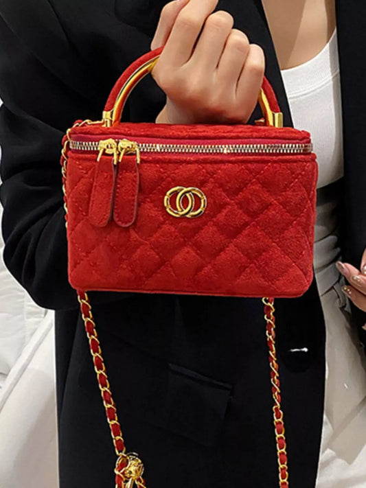 Quilted Top Handle Crossbody Bag The Nichole Collection - Official Site