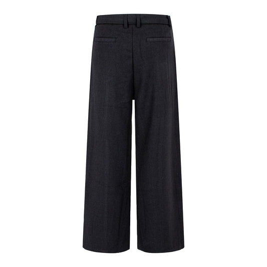 High-Waisted Slimming Wide-Leg Straight-Cut Casual Trousers Dress Pants The Nichole Collection - Official Site