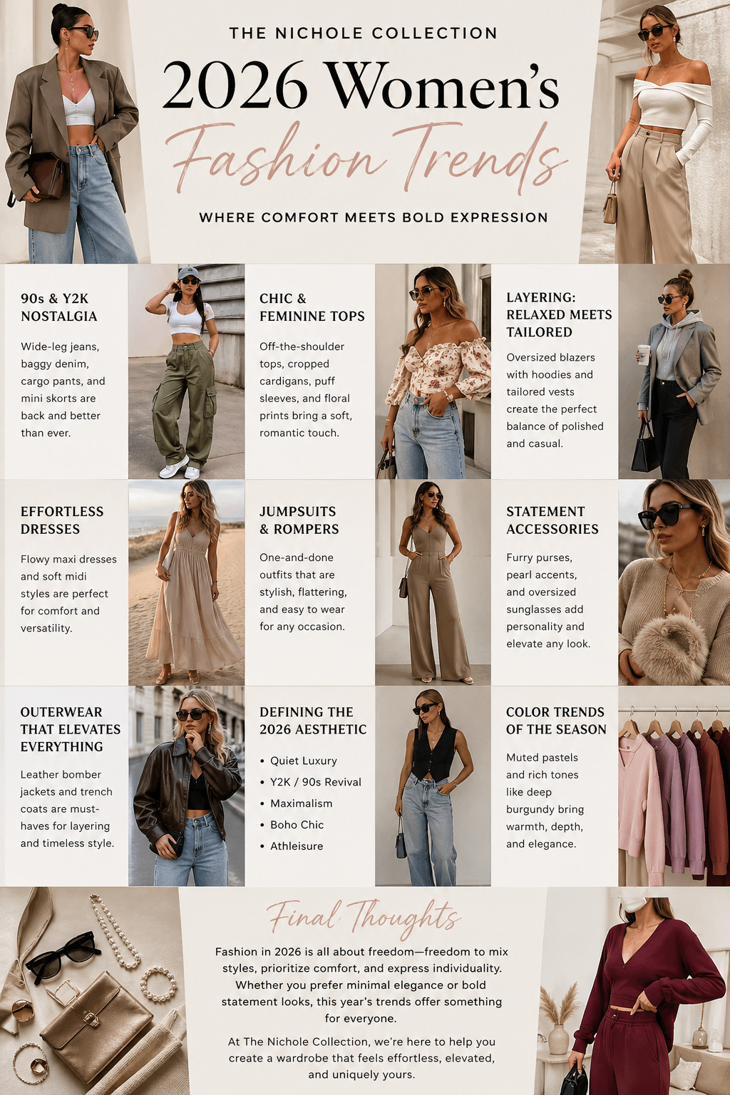 2026 Women’s Fashion Trends: Where Comfort Meets Bold Expression