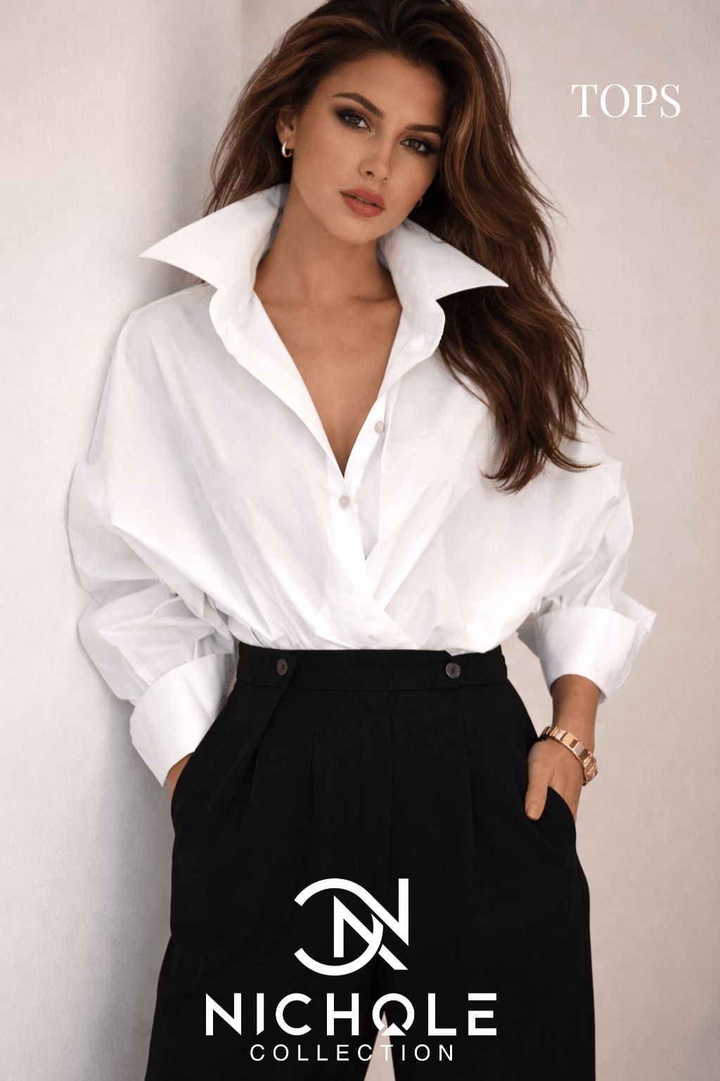 Discover our collection of blouses, tops, and tees designed with timeless elegance and modern sophistication.