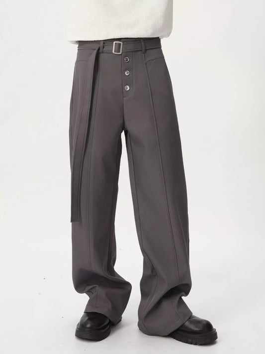 Men's High-Waisted Wide-Leg Pants Jonathan M Collection
