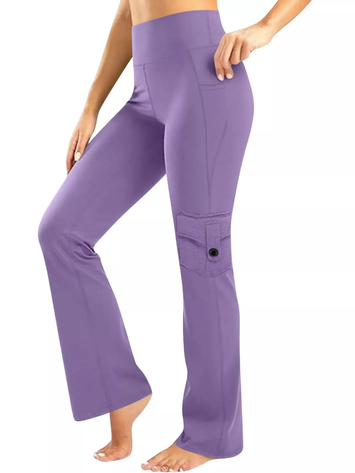 High-Waisted Yoga Pants with Pockets The Nichole Collection - Official Site