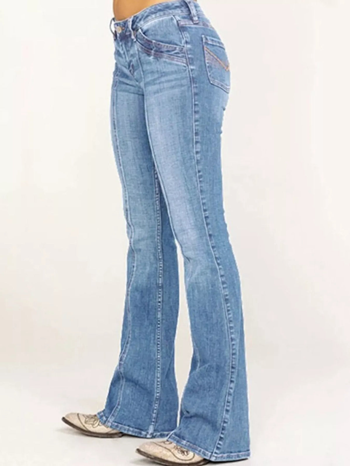 MID-RISE BOOTCUT JEANS The Nichole Collection - Official Site