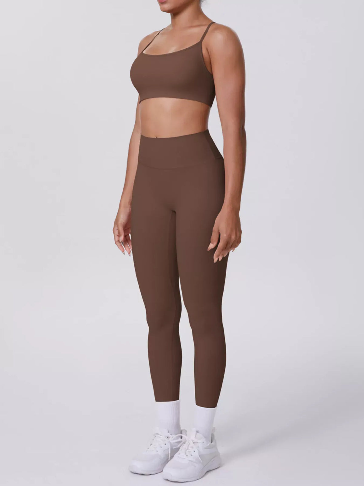 Criss-Cross Back Cami and Leggings Active Set The Nichole Collection - Official Site