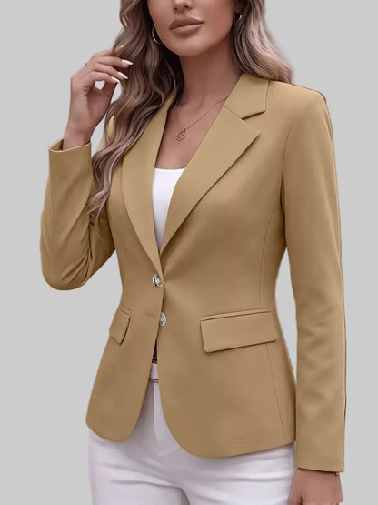 Two-Button Notched-Lapel Blazer The Nichole Collection - Official Site