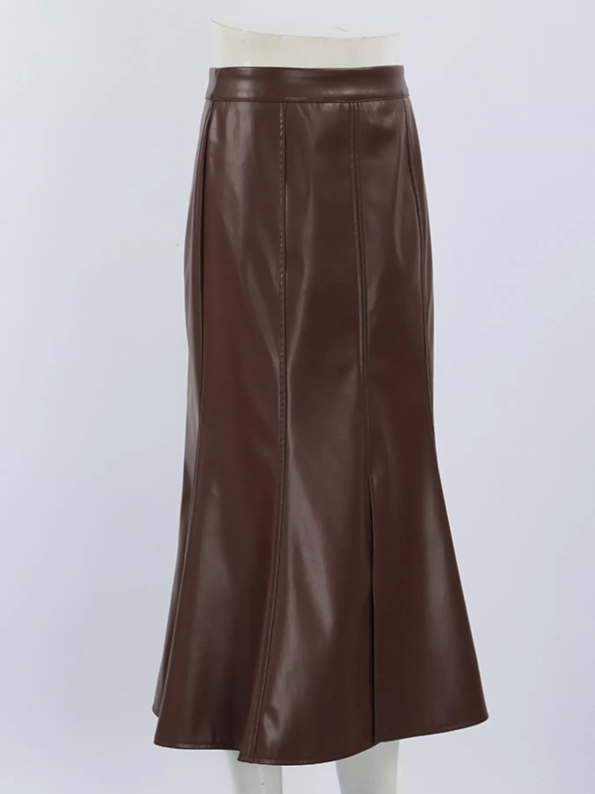Slit Mermaid Midi Skirt The Nichole Collection