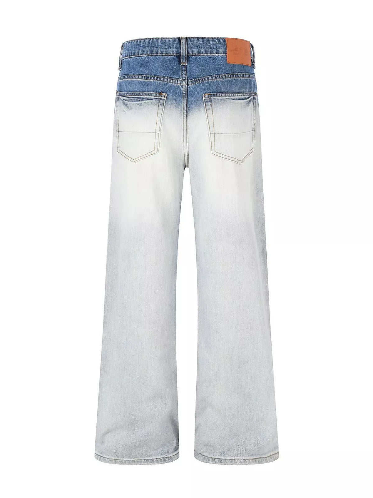 Men's Washed Wide-Leg Jeans The Nichole Collection
