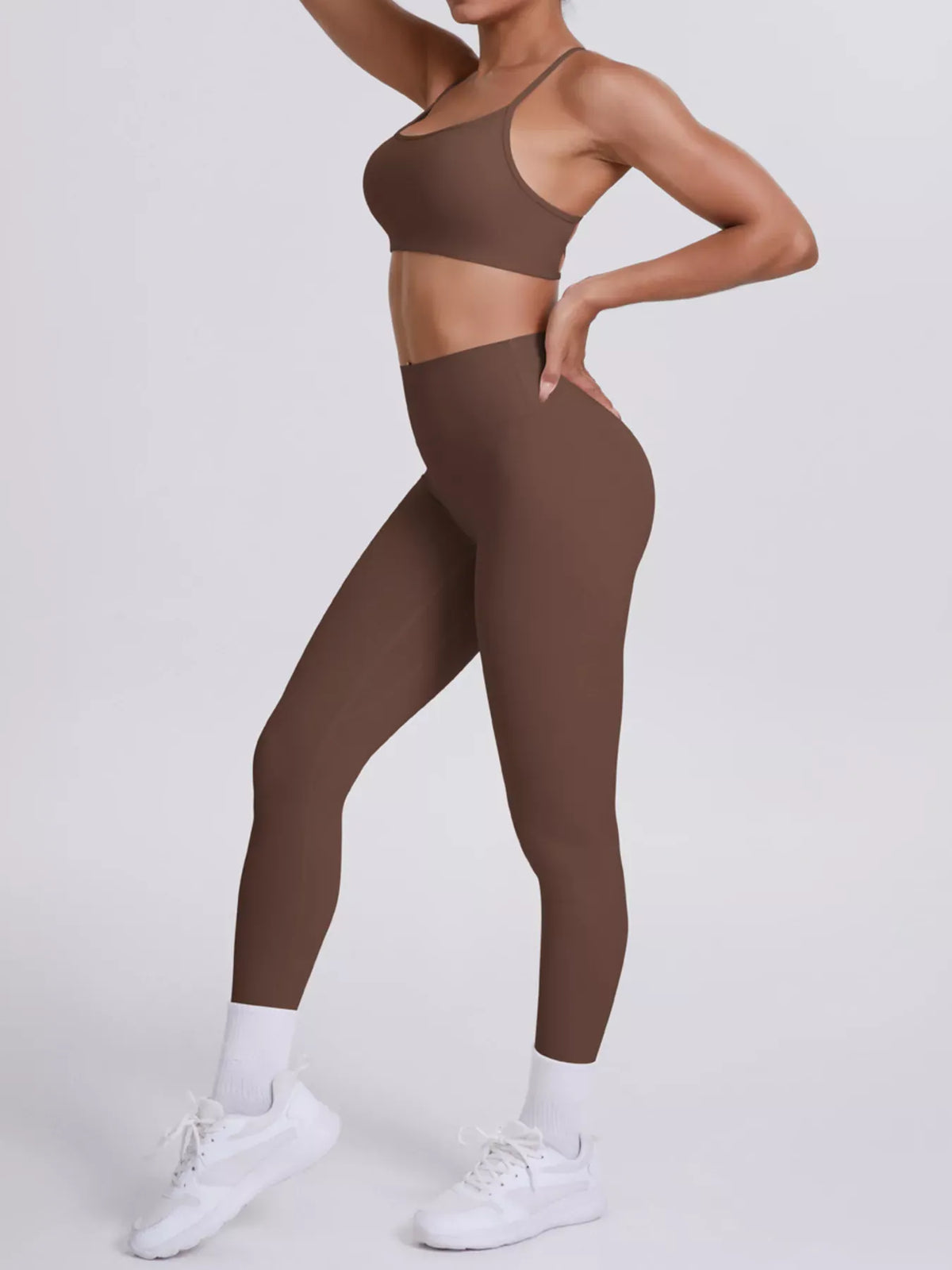 Criss-Cross Back Cami and Leggings Active Set The Nichole Collection - Official Site