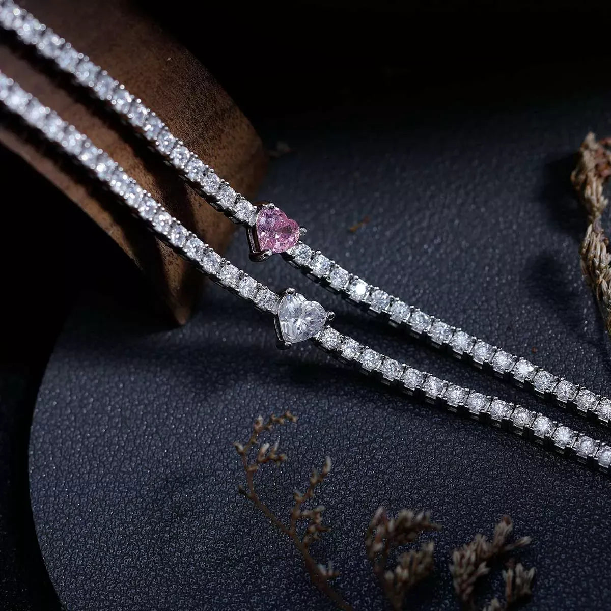 2.42 Carat Moissanite 925 Sterling Silver Bracelet The Nichole Collection