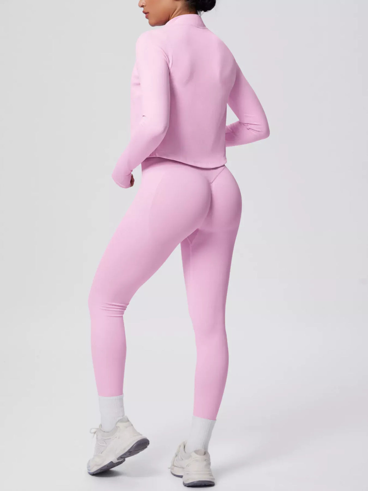 Tank, Zip-Up Jacket and Leggings Active Set The Nichole Collection - Official Site