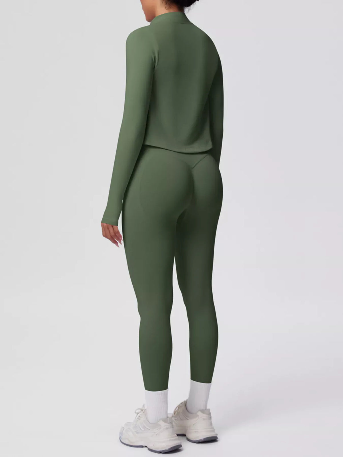 Tank, Zip-Up Jacket and Leggings Active Set The Nichole Collection - Official Site