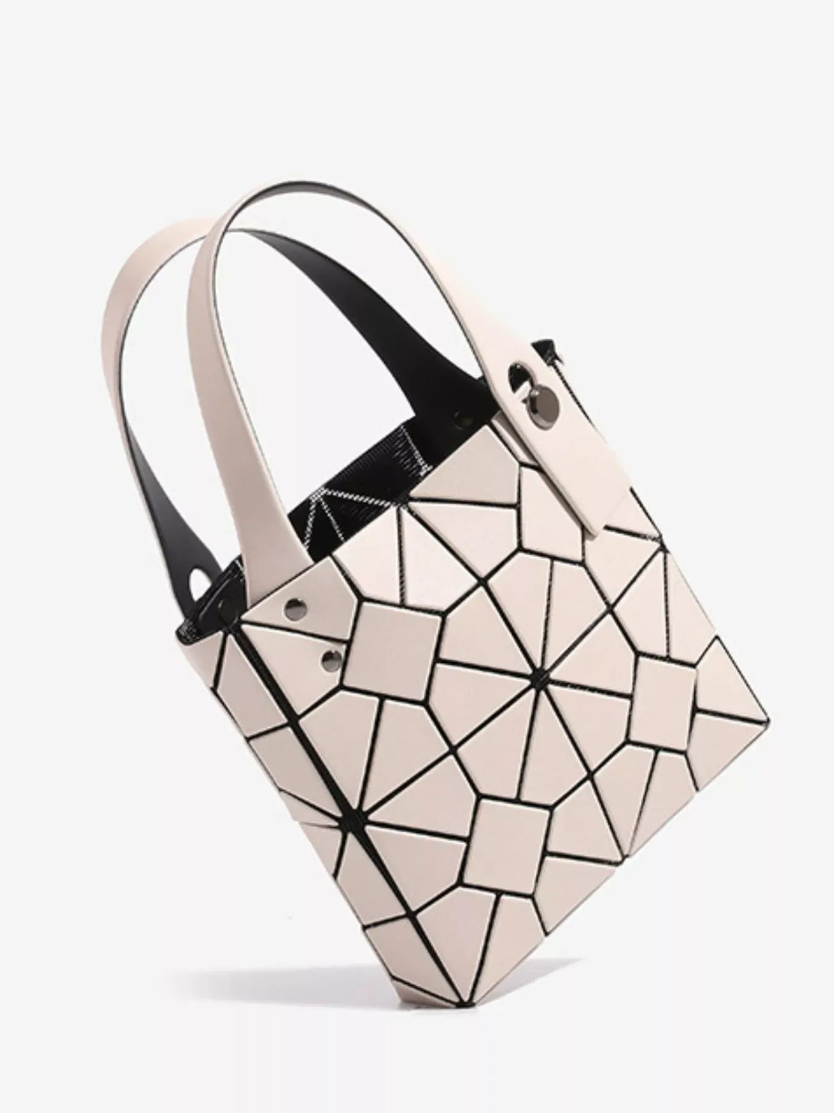 MATTE GEOMETRIC HANDBAG The Nichole Collection - Official Site