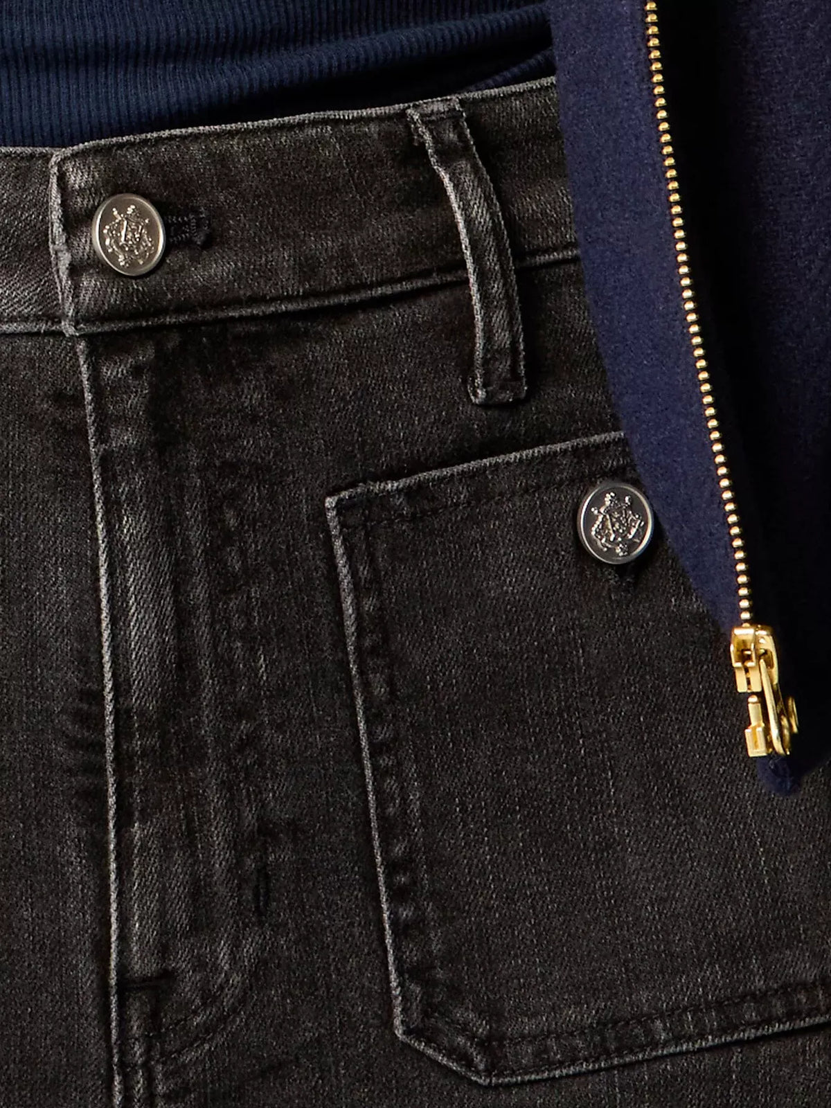 High-Waisted Pocketed Jeans The Nichole Collection - Official Site