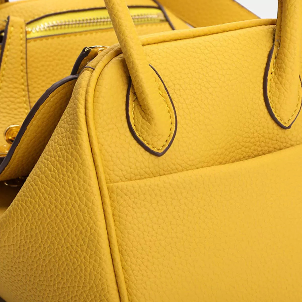PEBBLED FOLD-OVER SATCHEL The Nichole Collection - Official Site