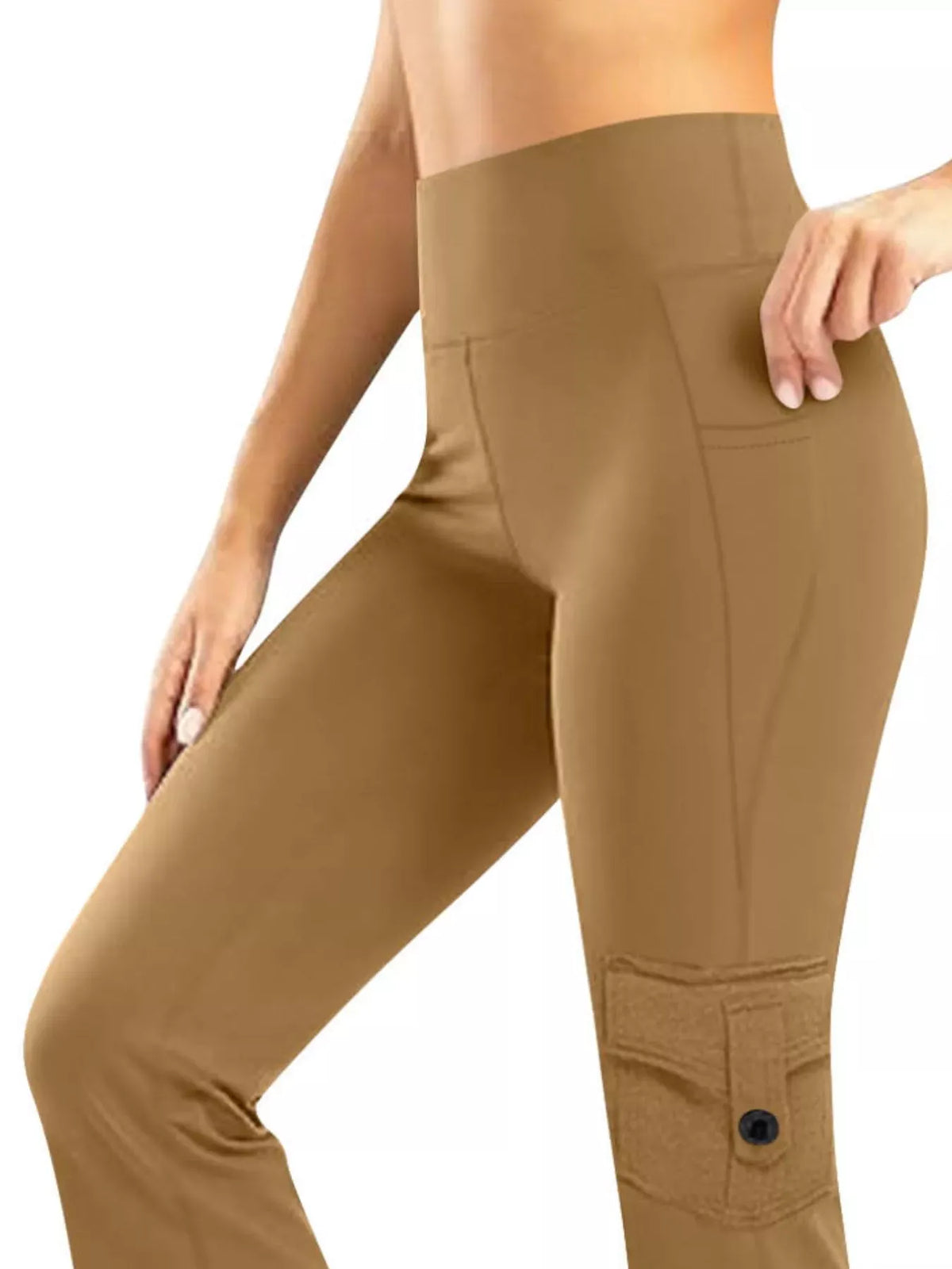 High-Waisted Yoga Pants with Pockets The Nichole Collection - Official Site