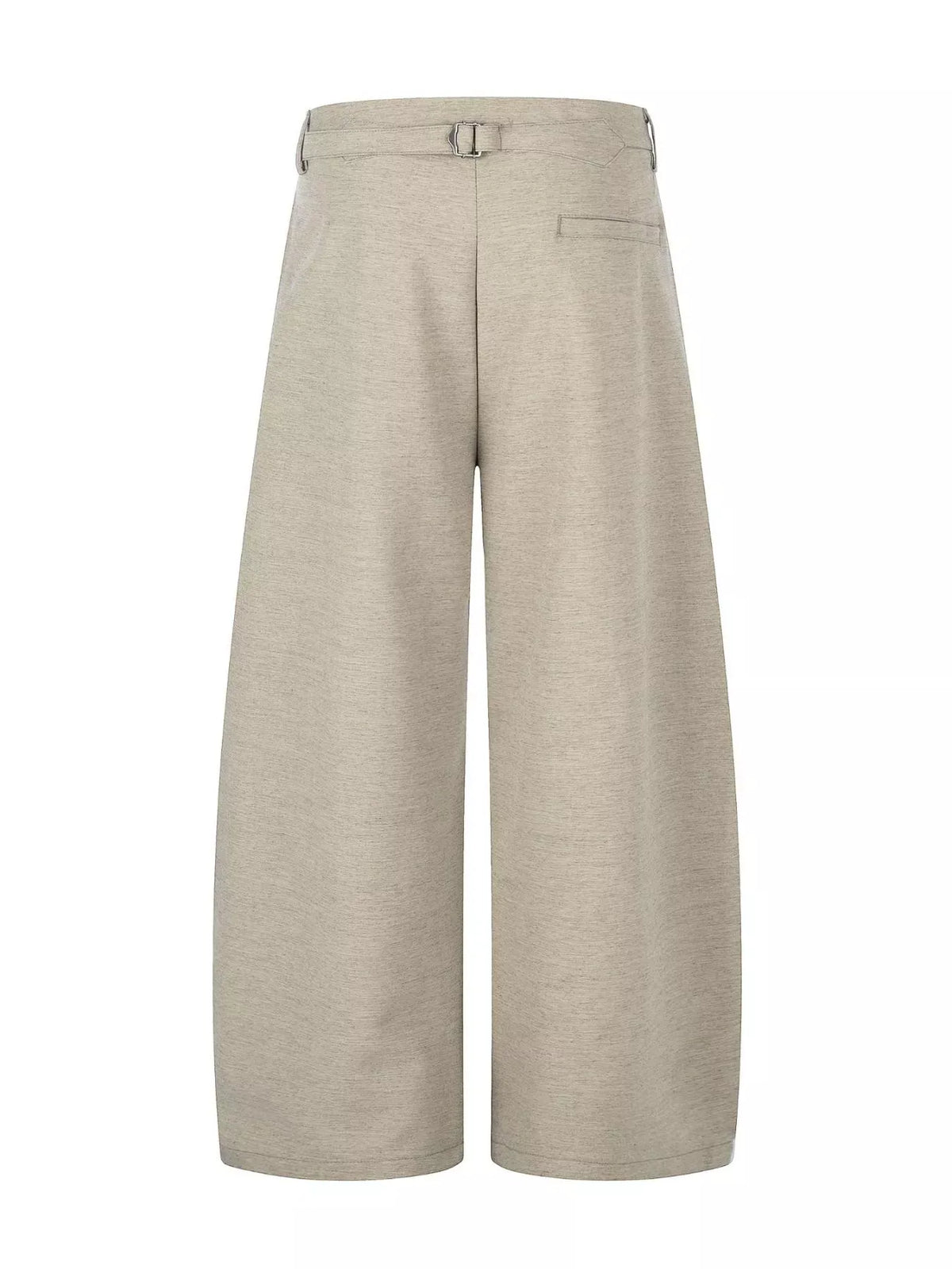 Men's Belted Wide-Leg Pleated Pants The Nichole Collection