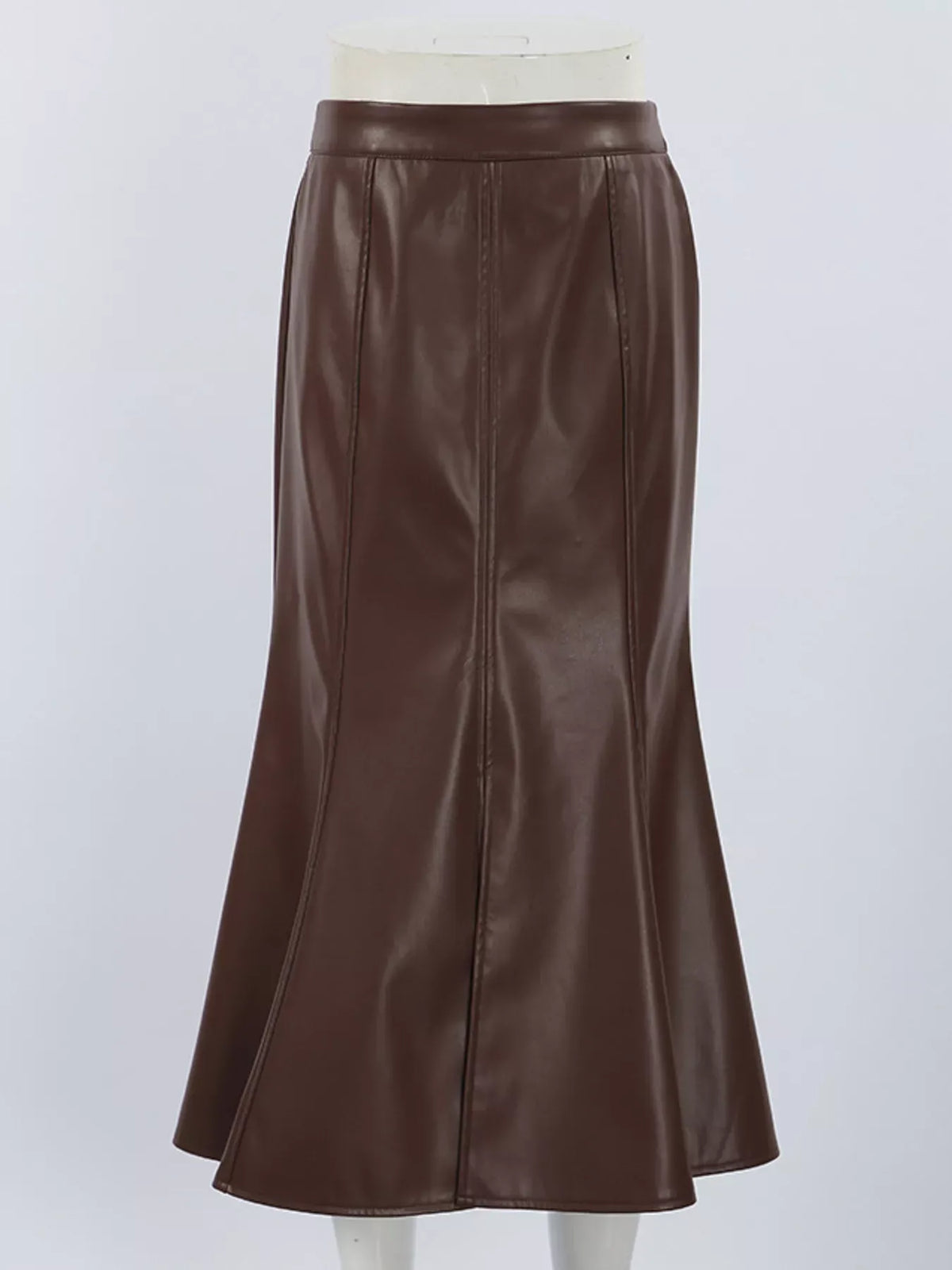 Slit Mermaid Midi Skirt The Nichole Collection