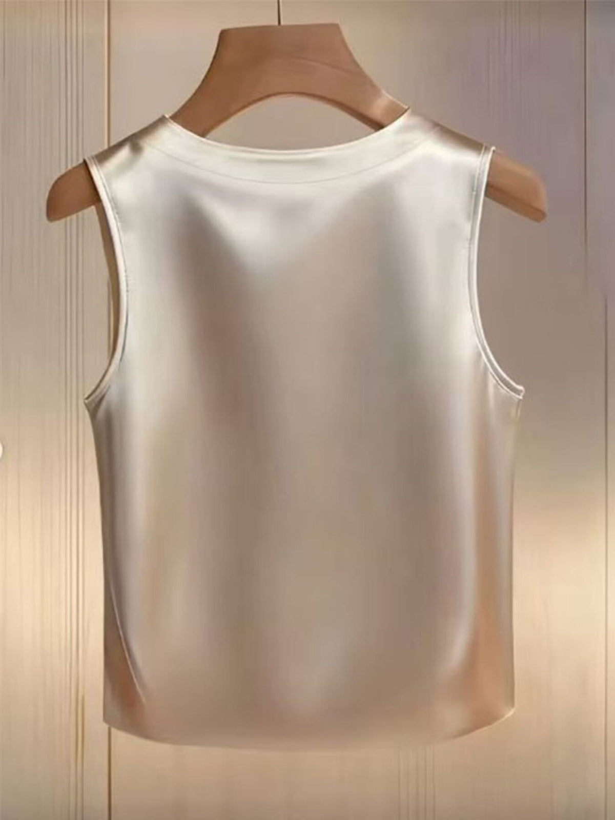 Pearl-Embellished Satin Blouse The Nichole Collection