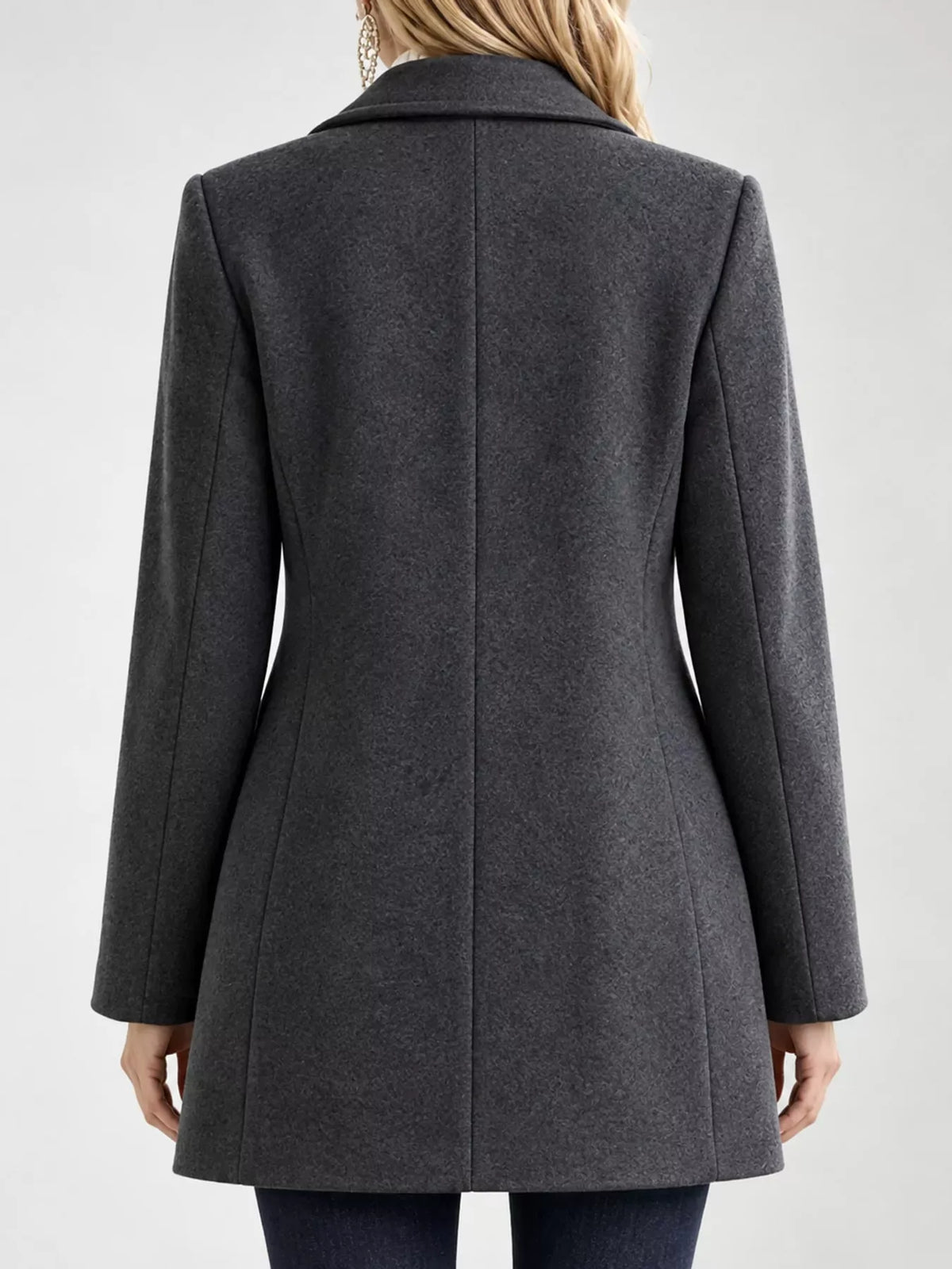 Cashmere-Blend Tailored Coat The Nichole Collection