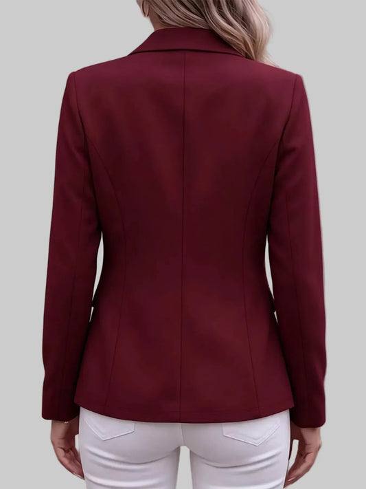 Two-Button Notched-Lapel Blazer The Nichole Collection - Official Site