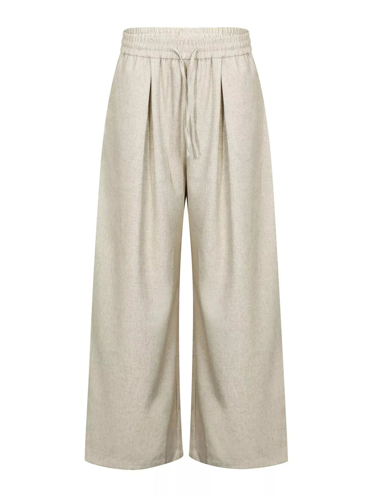 Men's Wide-Leg Drawstring Casual Pants Jonathan M Collection