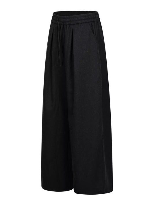 Men's Wide-Leg Drawstring Casual Pants Jonathan M Collection