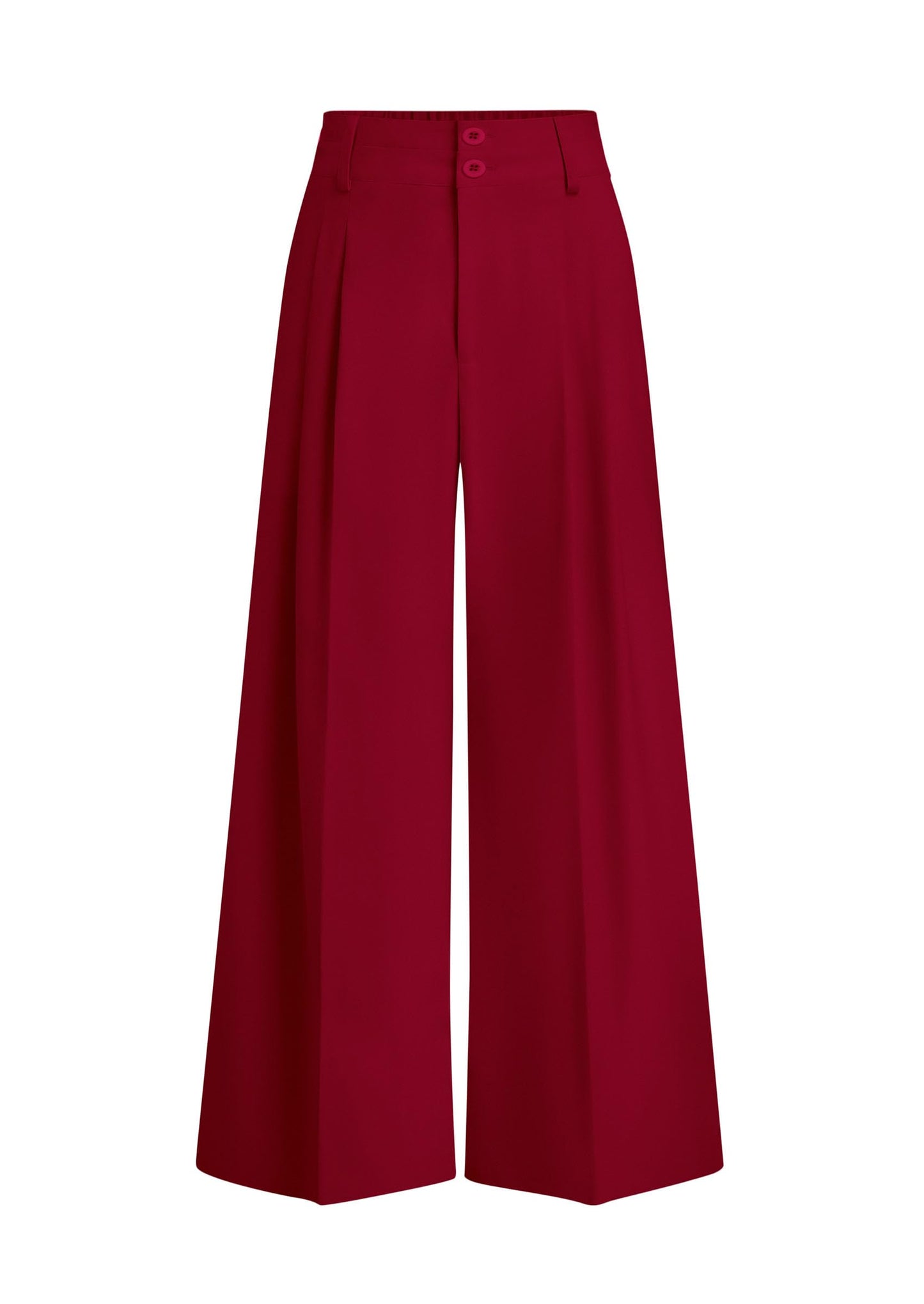 High Waisted Wide Leg Dress Pants with Pockets