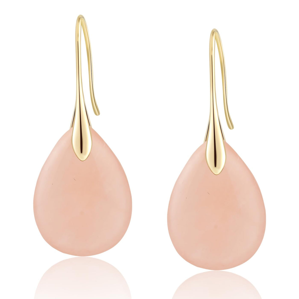 Natural Stone Teardrop Dangle Earrings The Nichole Collection - Official Site
