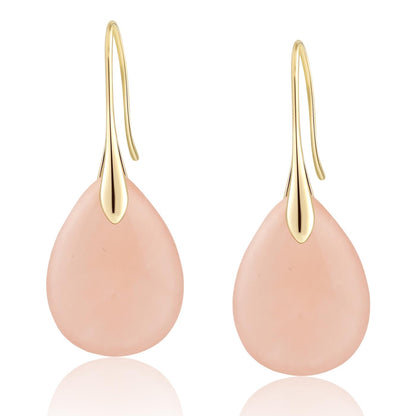 Natural Stone Teardrop Dangle Earrings The Nichole Collection - Official Site