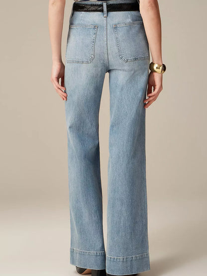 High-Waisted Pocketed Jeans The Nichole Collection - Official Site