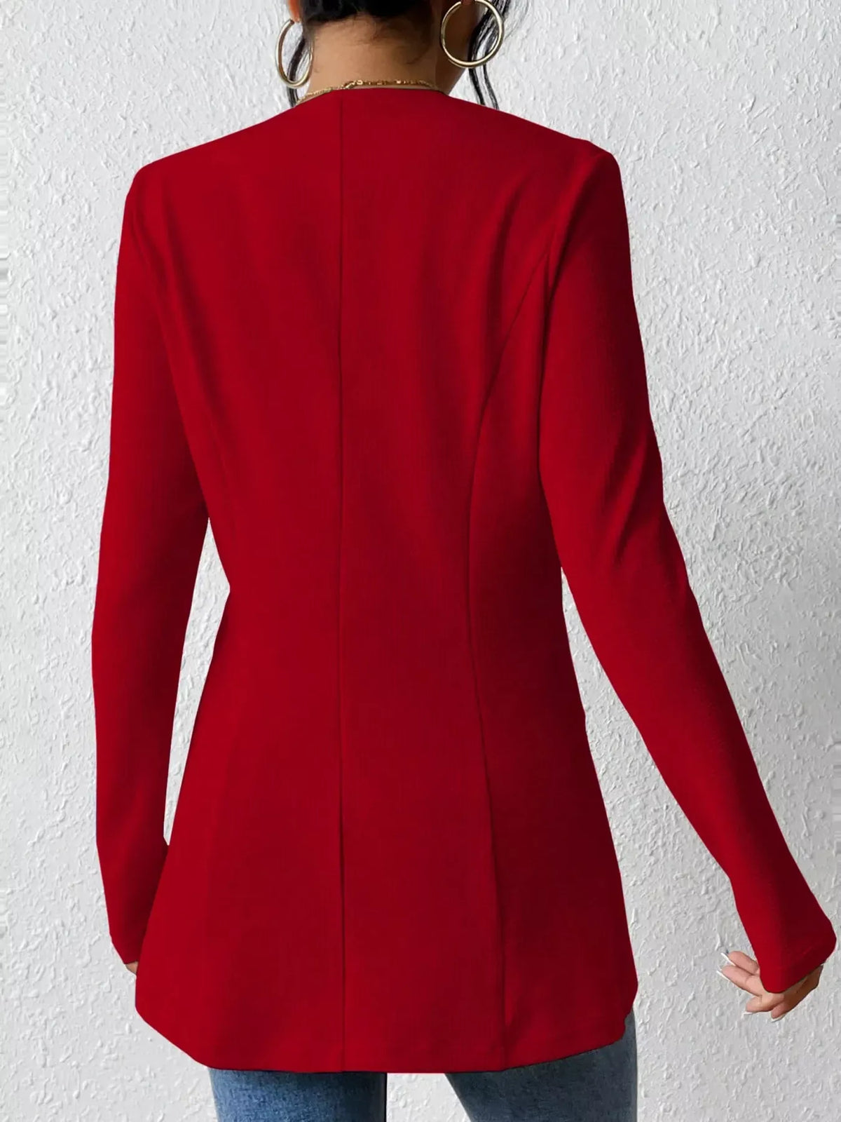 Single-Button Long-Sleeve Blazer The Nichole Collection - Official Site