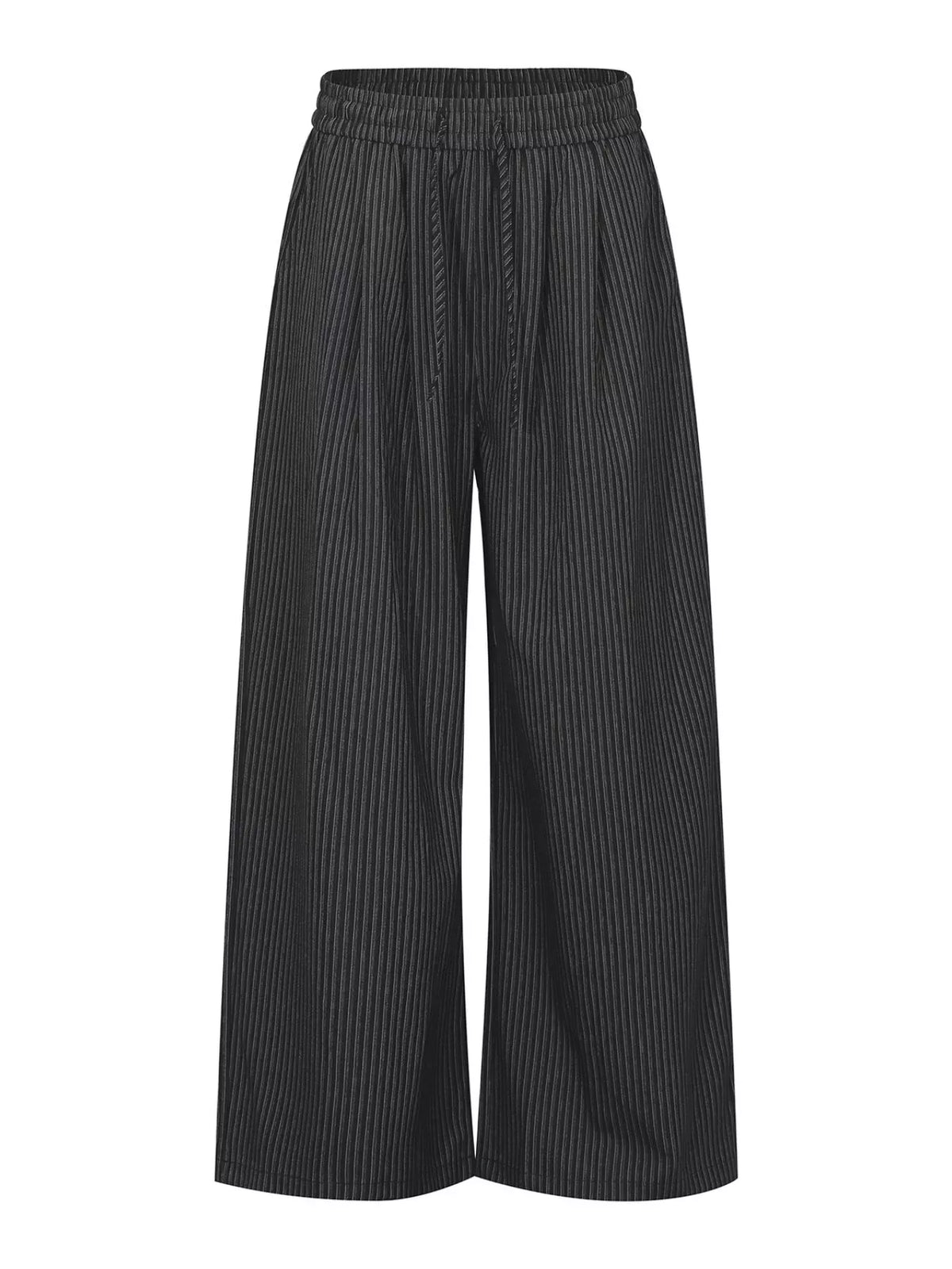 Men's Striped Wide-Leg Drawstring Pants The Nichole Collection