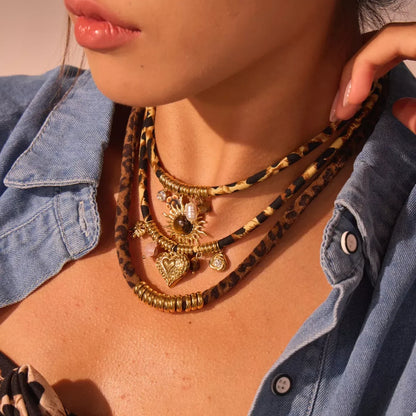 BERKSHIRE SCULPTED LEOPARD CHARM NECKLACE The Nichole Collection - Official Site
